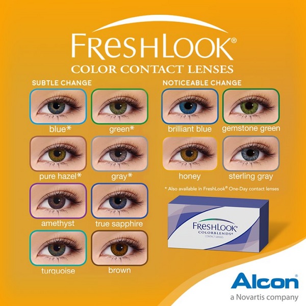 Freshlook Colorblends Color Contact Lens by Alcon - Click Image to Close